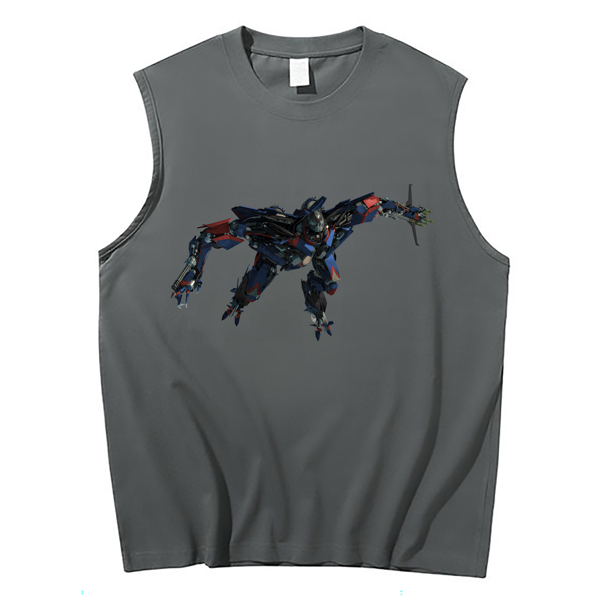 （画像用） Transformers トランスフォーマー コットン100％タンクトップ（フロントプリント）